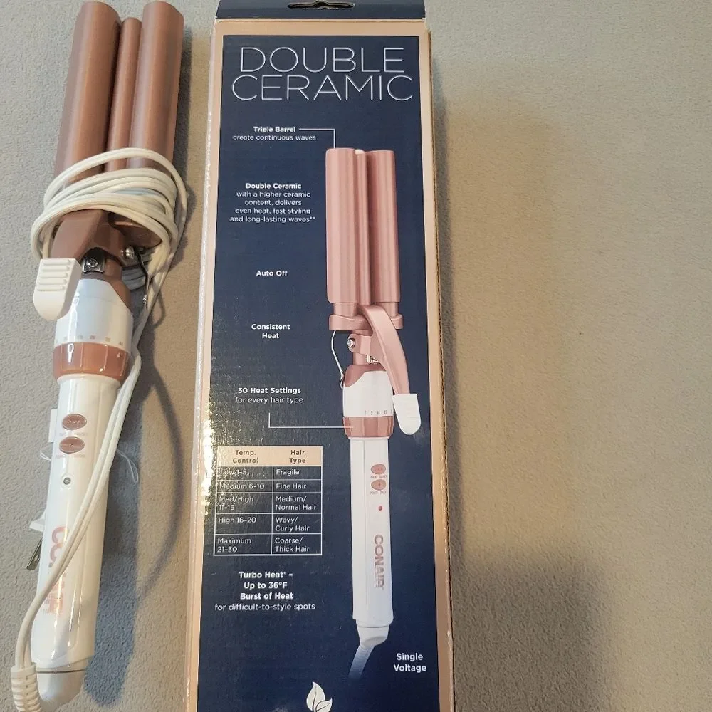 CONAIR Double Ceramic Hair Waver